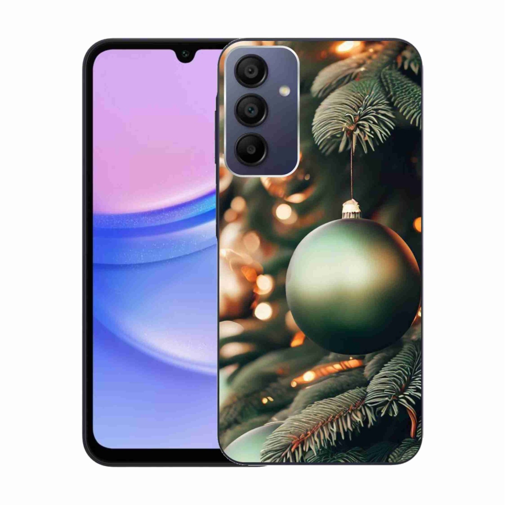 Gélový kryt mmCase na Samsung Galaxy A15 4G/5G - vianočné ozdoby 1