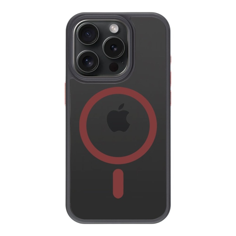 Tactical MagForce Hyperstealth 2.0 Kryt pre iPhone 15 Pro Black/Red