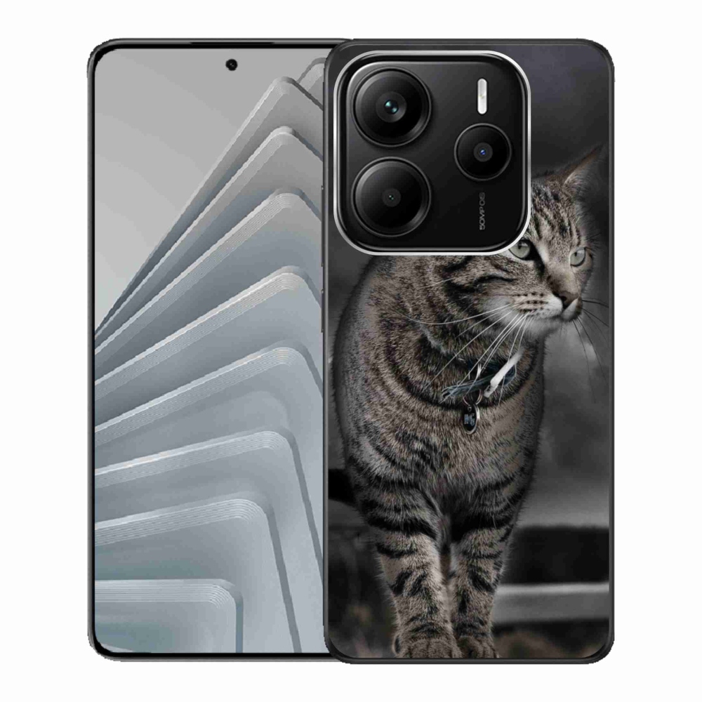 Gélový kryt mmCase na Xiaomi Redmi Note 14 5G - kočka