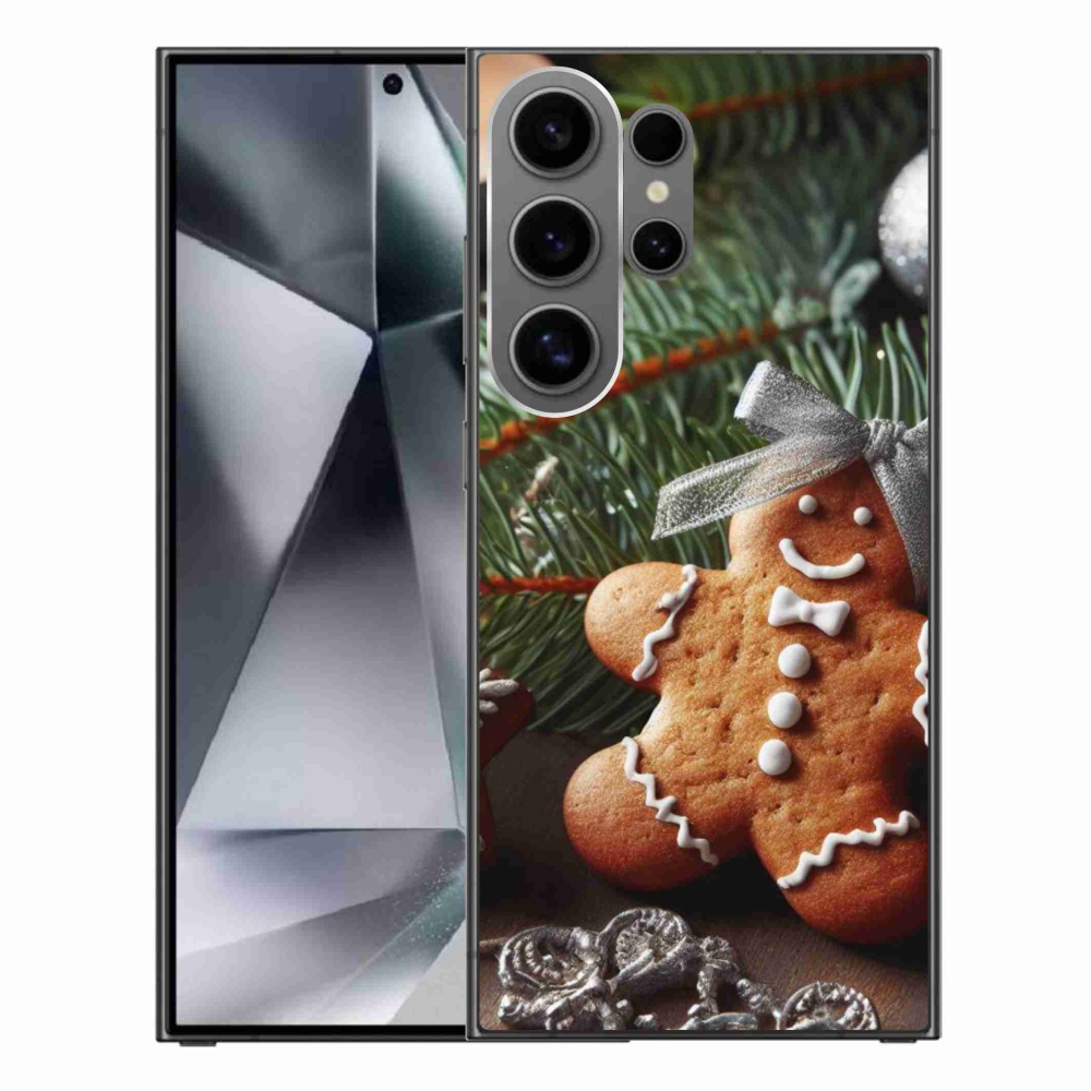 Gélový kryt mmCase na Samsung Galaxy S24 Ultra - vianočný perníček