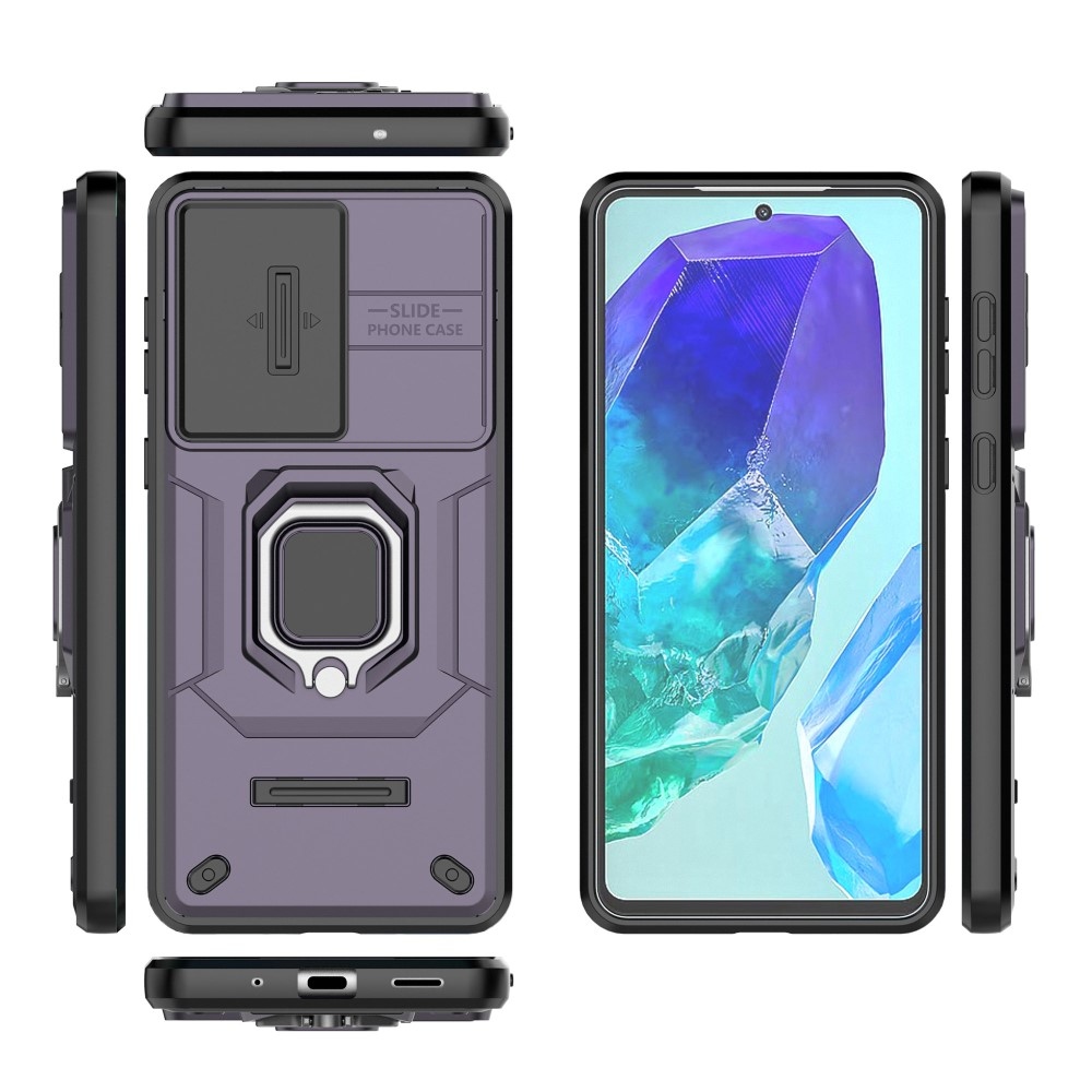 Lens odolný kryt na Samsung Galaxy M55 5G - fialový