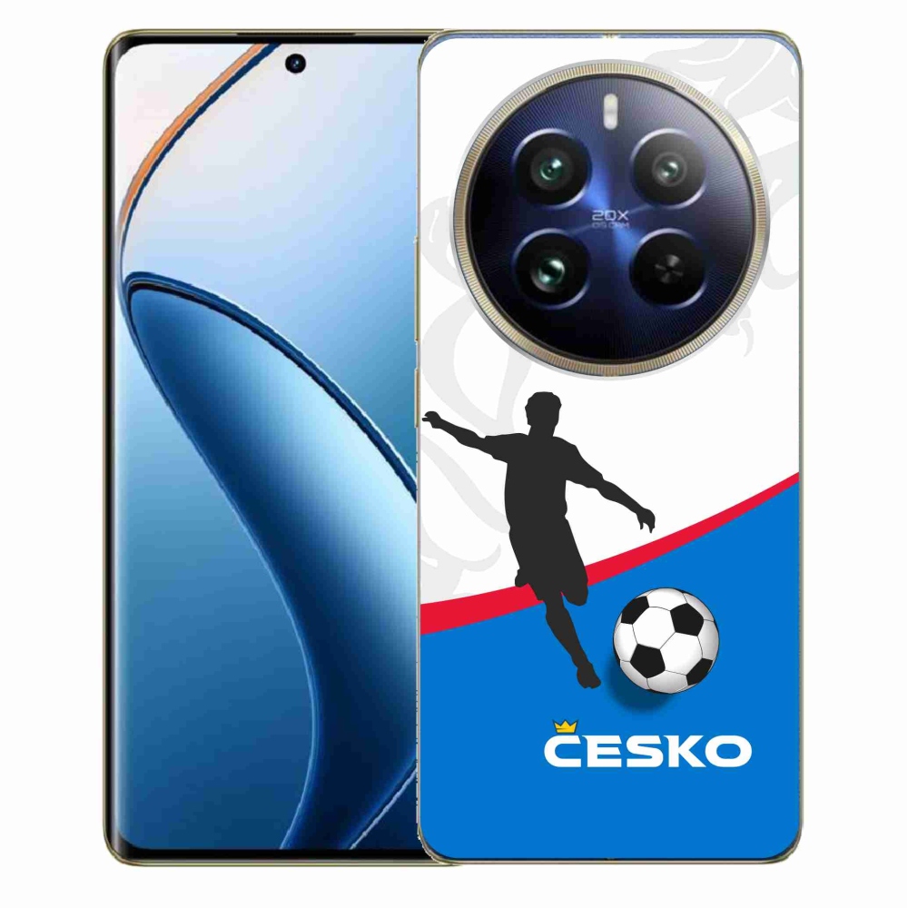 Gélový kryt mmCase na Realme 12 Pro 5G/12 Pro+ 5G - futbal Česko 1