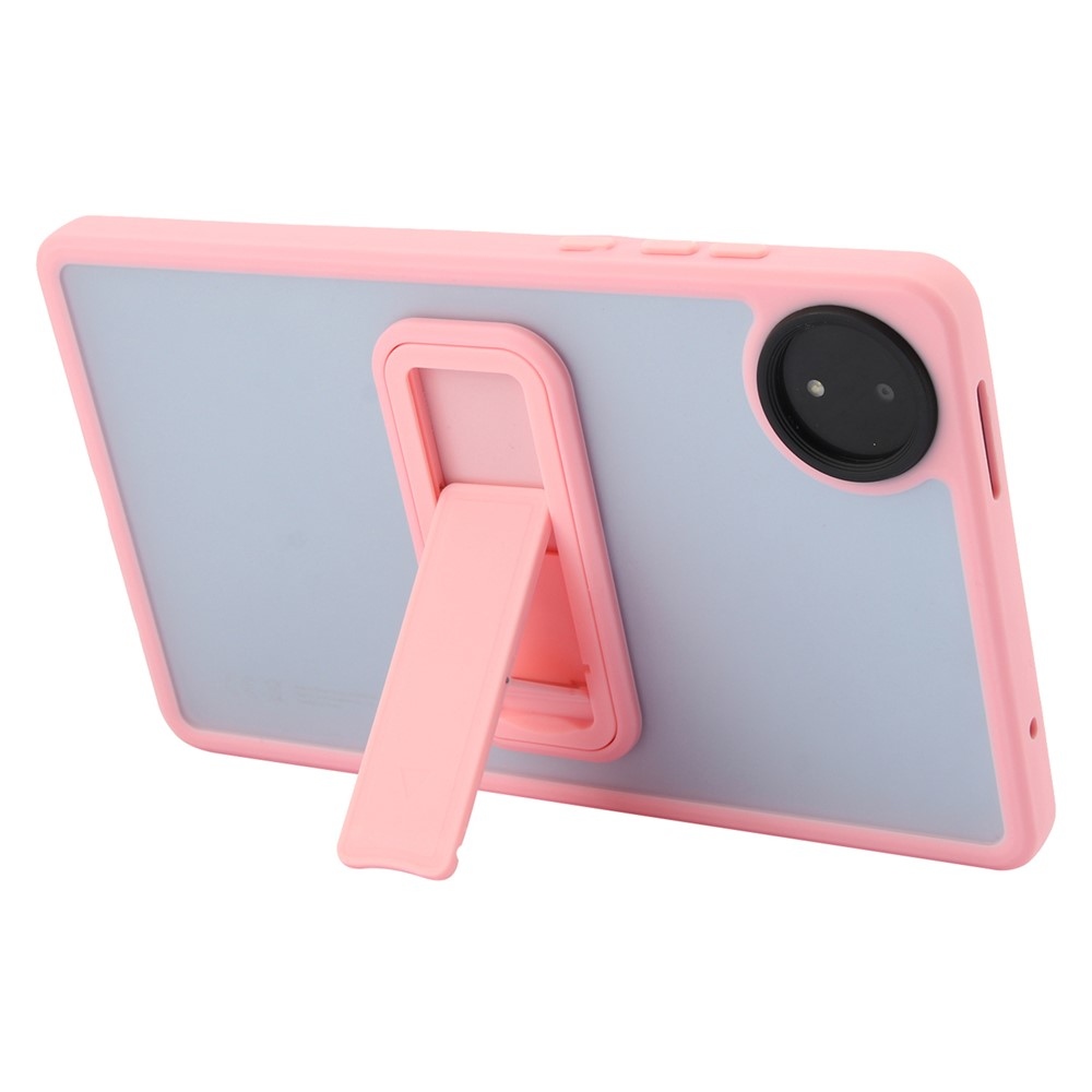 Skiny gélový obal s pevným chrbtom a výklopným stojanom na Xiaomi Redmi Pad SE 8.7 - ružový