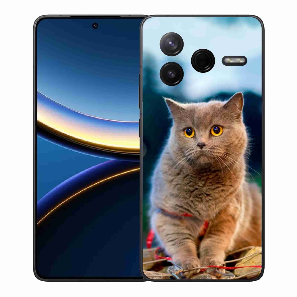 Gélový kryt mmCase na Xiaomi Poco F7 Pro - britská modrá 2