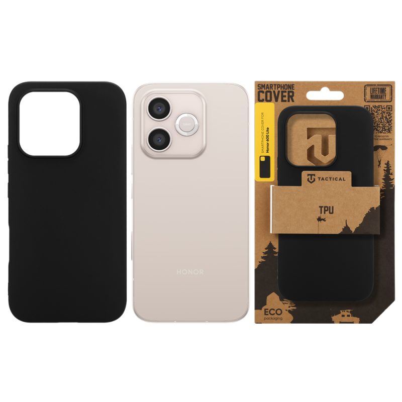 Taktický kryt TPU pre Honor 600 Lite Black