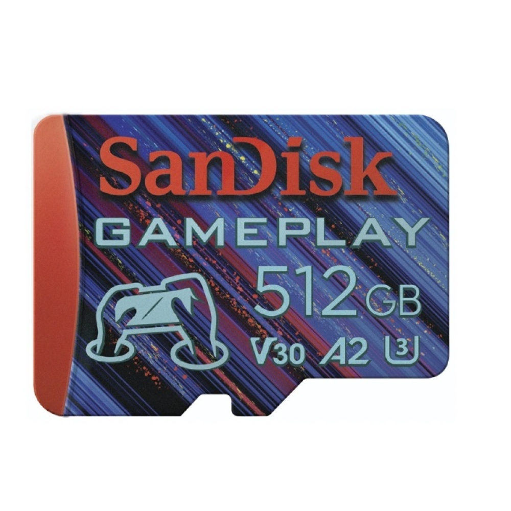 Pamäťová karta SanDisk GamePlay microSDXC UHS-I Card, 512 GB Gaming microSDXC, 190 MB/s (čítanie), 130 MB/s (zápis)