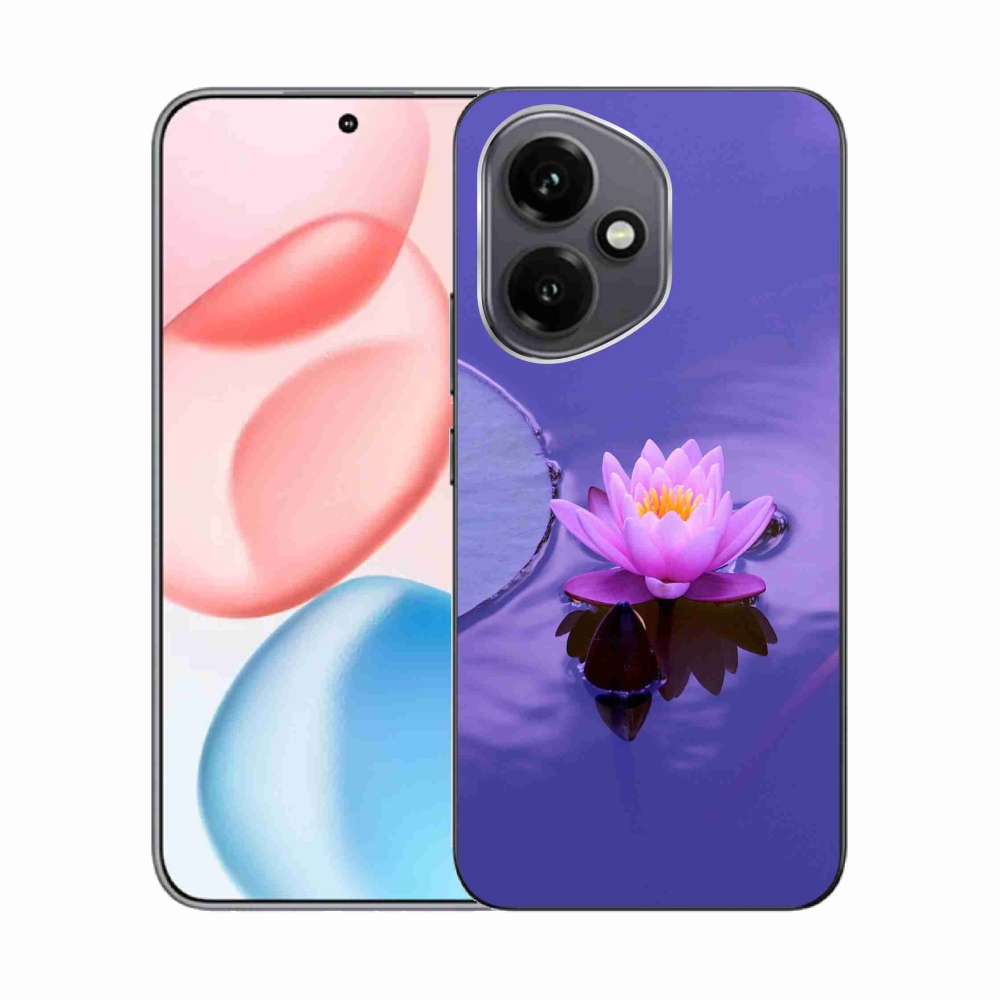 Gélový kryt mmCase na Honor 400 - kvet na hladine