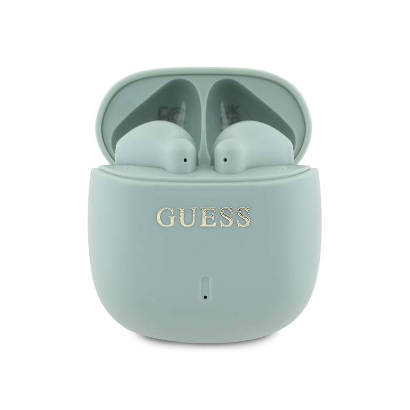 Guess Printed Classic Logo TWS Bezdrôtové Slúchadlá Green