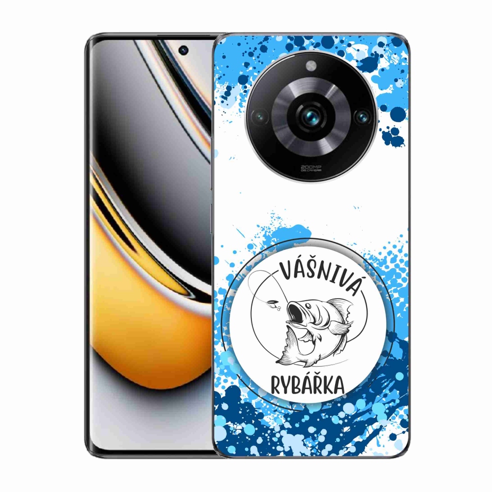Gélový kryt mmCase na Realme 11 Pro/11 Pro+ - vášnivá rybárka biele pozadie