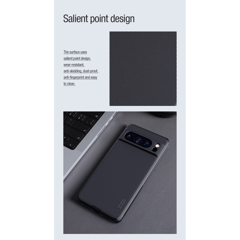 Nillkin Super Frosted PRO Magnetic Zadný Kryt pre Google Pixel 8 Pro Black