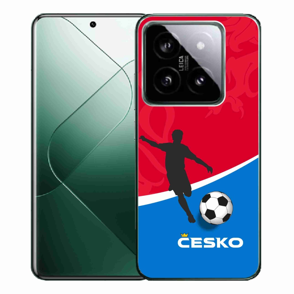 Gélový kryt mmCase na Xiaomi 14 Pro - futbal Česko