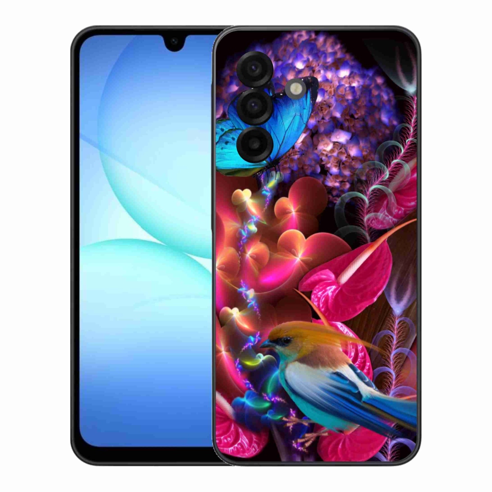 Gélový kryt mmCase na Samsung Galaxy A17 5G - farebné kvety