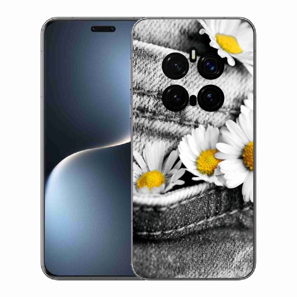 Gélový kryt mmCase na Honor Magic 7 Pro 5G - margaréty