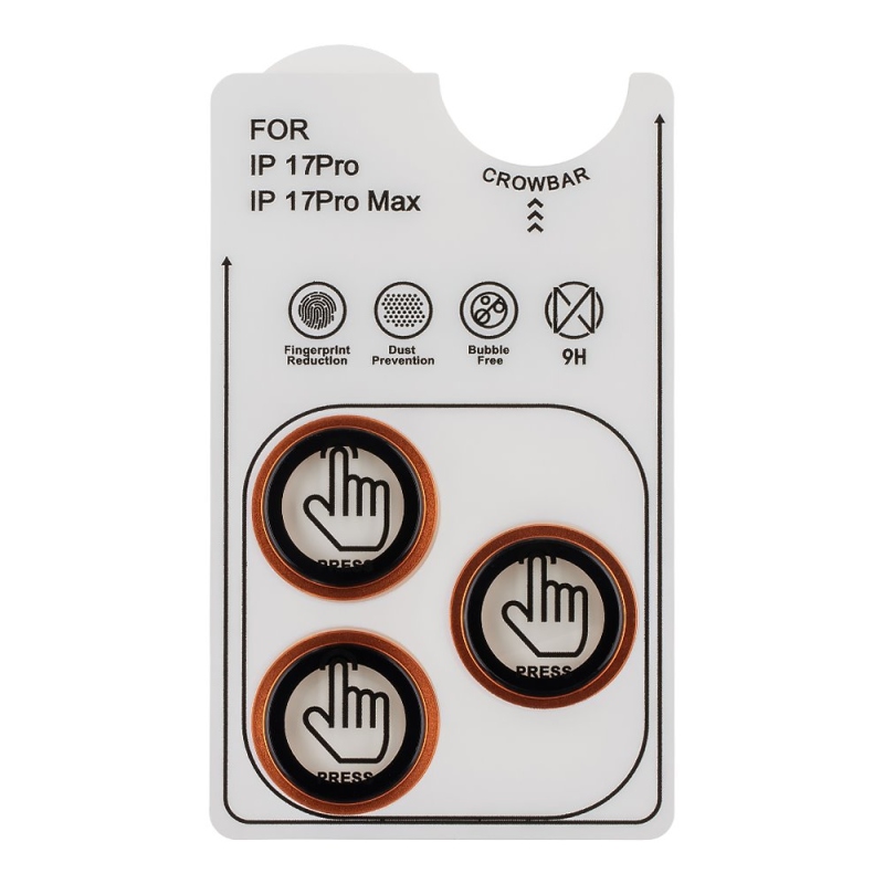 BALENIE:ME Lens Protector pre Apple iPhone 17 Pro/17 Pro Max Orange