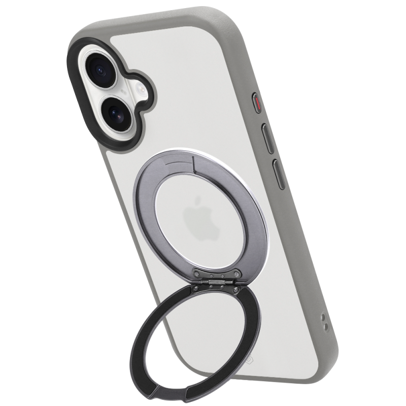 Tactical MagForce Hyperstand – puzdro pre Apple iPhone 16, svetlošedé