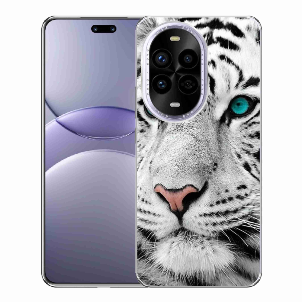 Gélový kryt mmCase na Huawei Nova 13 Pro 5G - biely tiger
