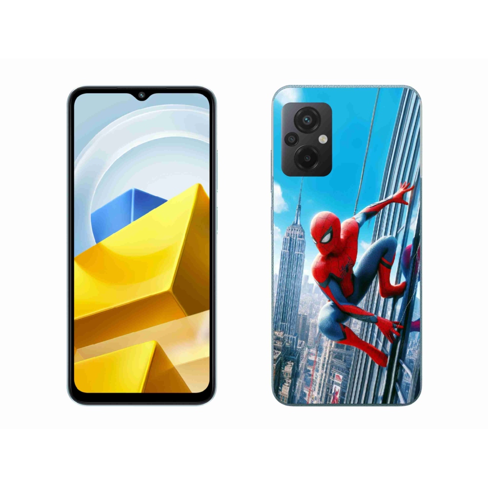 Gélový kryt mmCase na Xiaomi Poco M5 4G - spiderman