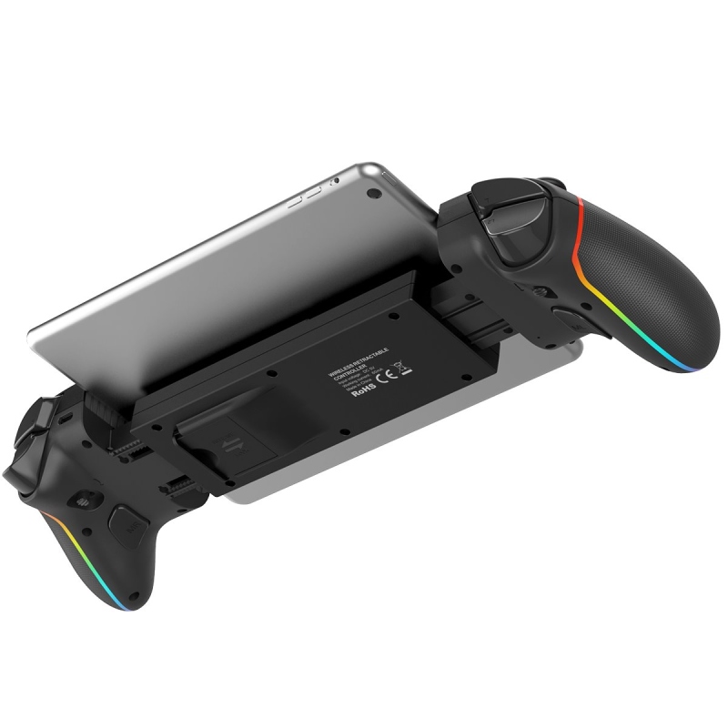 iPega 9122 Bezdrôtový naťahovací RGB gamepad pre Android/iOS/PS3/PS4/PC čierny