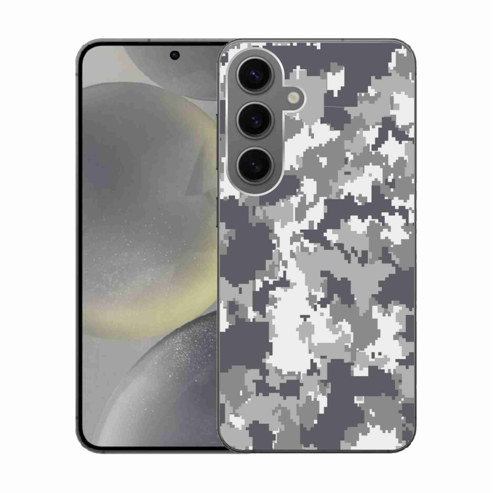 Gélový kryt mmCase na Samsung Galaxy S24 - maskáčový vzor 2
