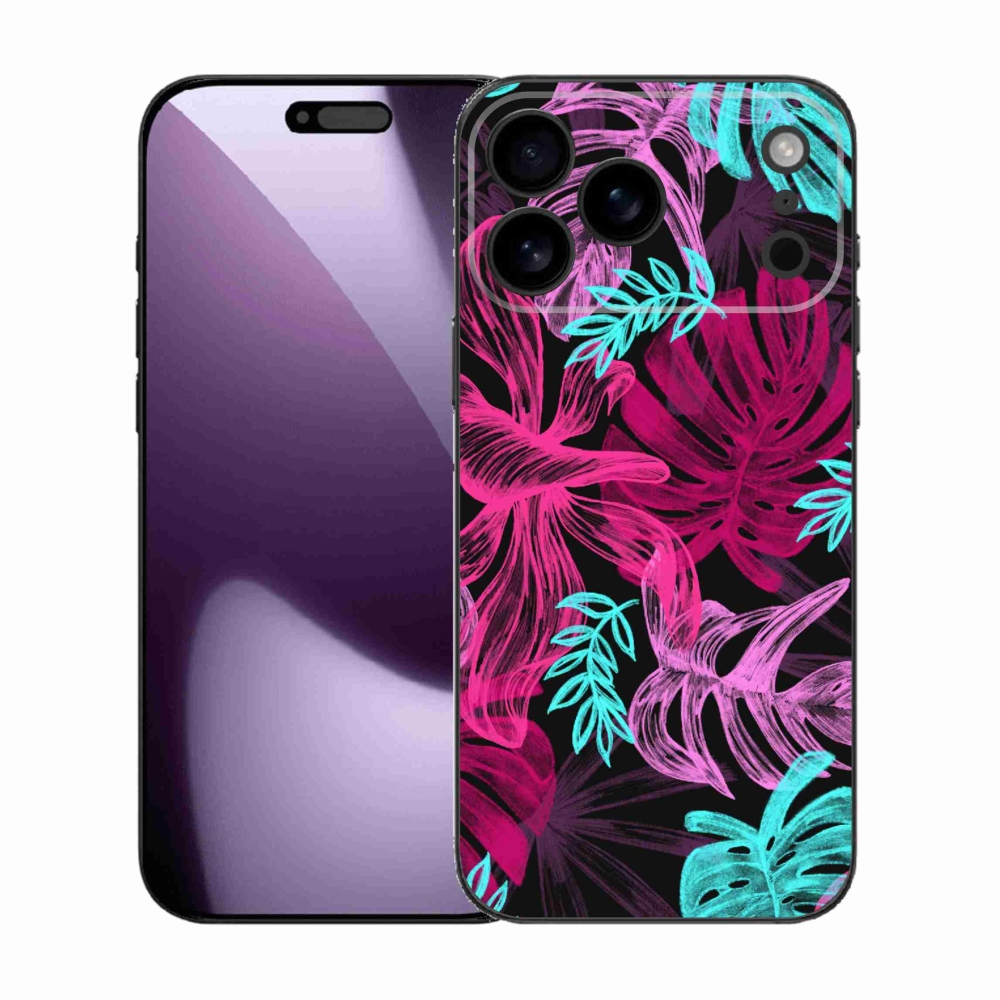 Gélový kryt mmCase na iPhone 17 Pro Max - kvety 1