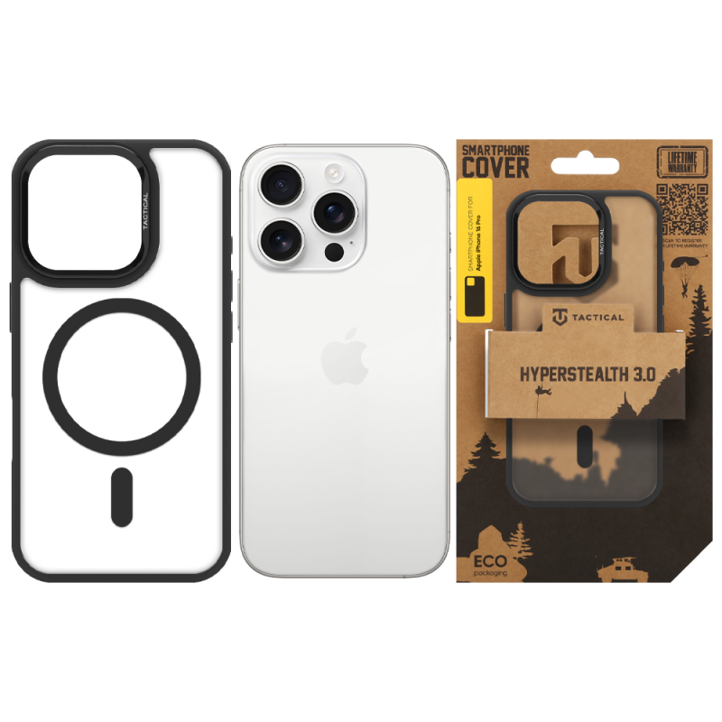 Tactical MagForce Hyperstealth 3.0 Puzdro pre Apple iPhone 16 Pro Asphalt