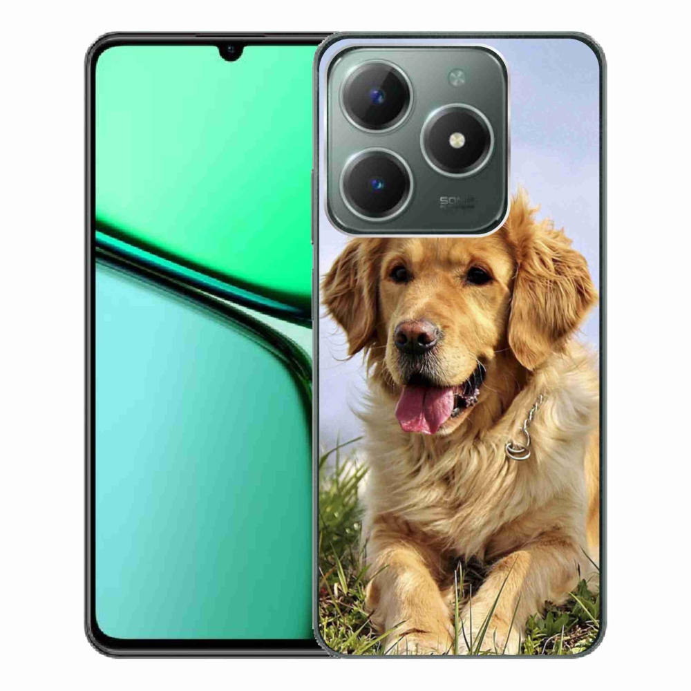 Gélový obal mmCase na Realme C61 - zlatý retriever