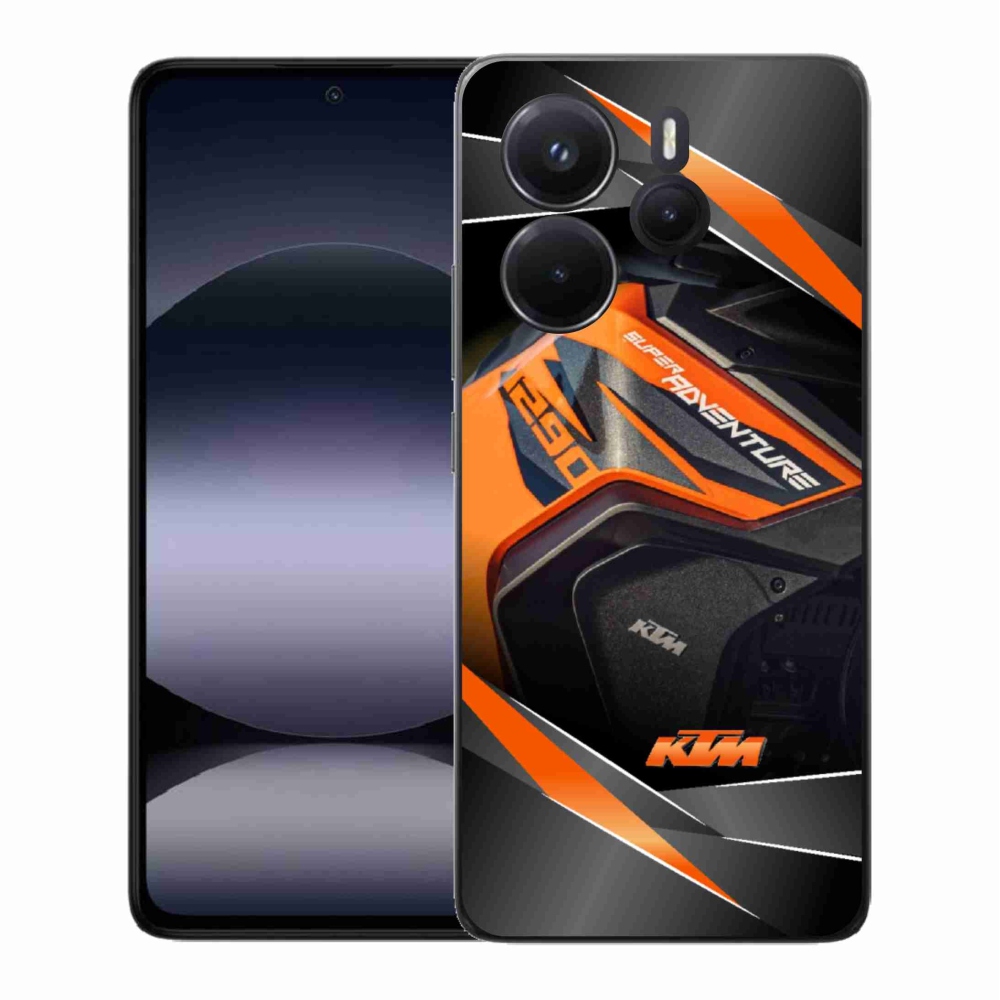 Gélový kryt mmCase na Xiaomi Redmi Note 14 - motorka ktm