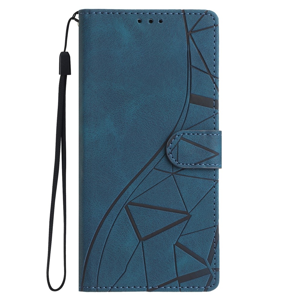 Triangly knižkové púzdro na Xiaomi 15T Pro - modré
