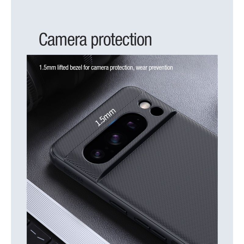 Nillkin Super Frosted PRO Magnetic Zadný Kryt pre Google Pixel 8 Pro Black