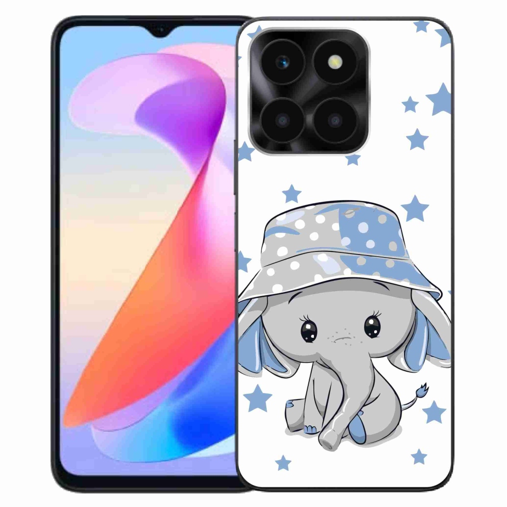 Gélový kryt mmCase na Honor X6a - modrý slon