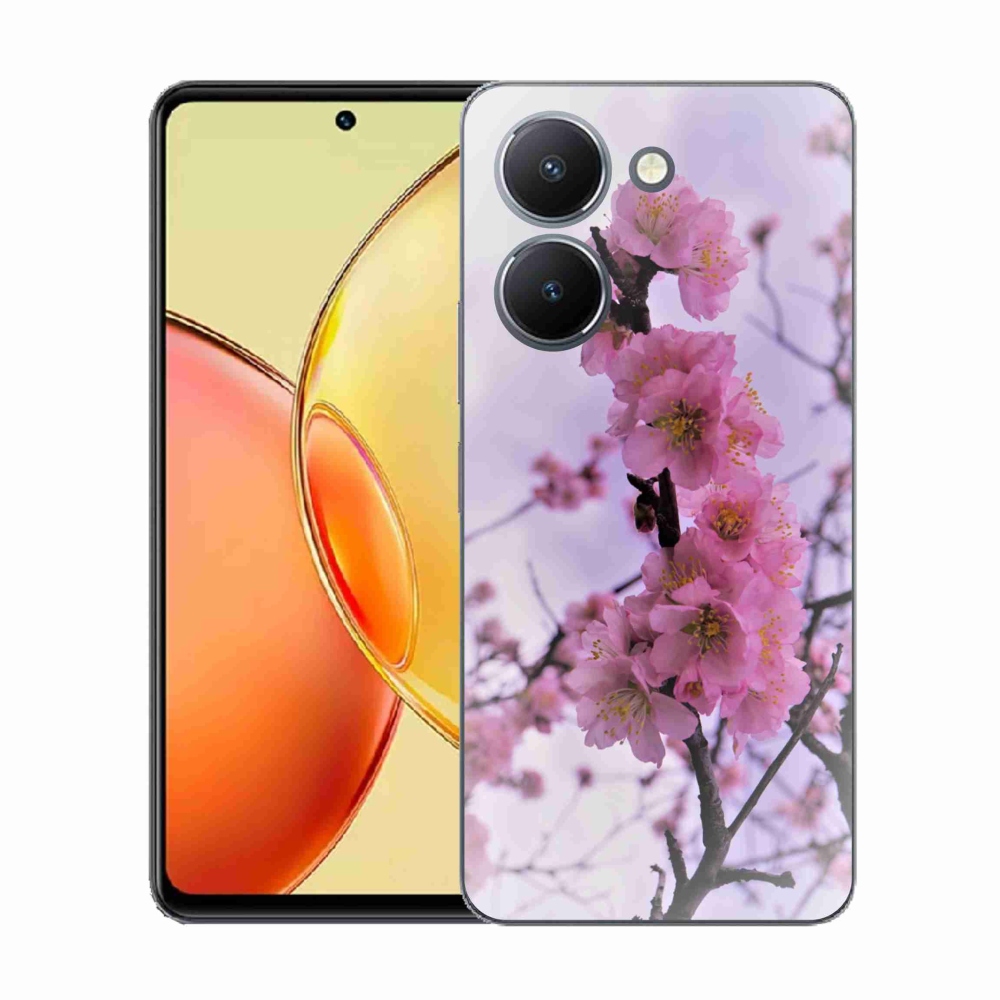 Gélový kryt mmCase na Vivo Y36 - kvety 7
