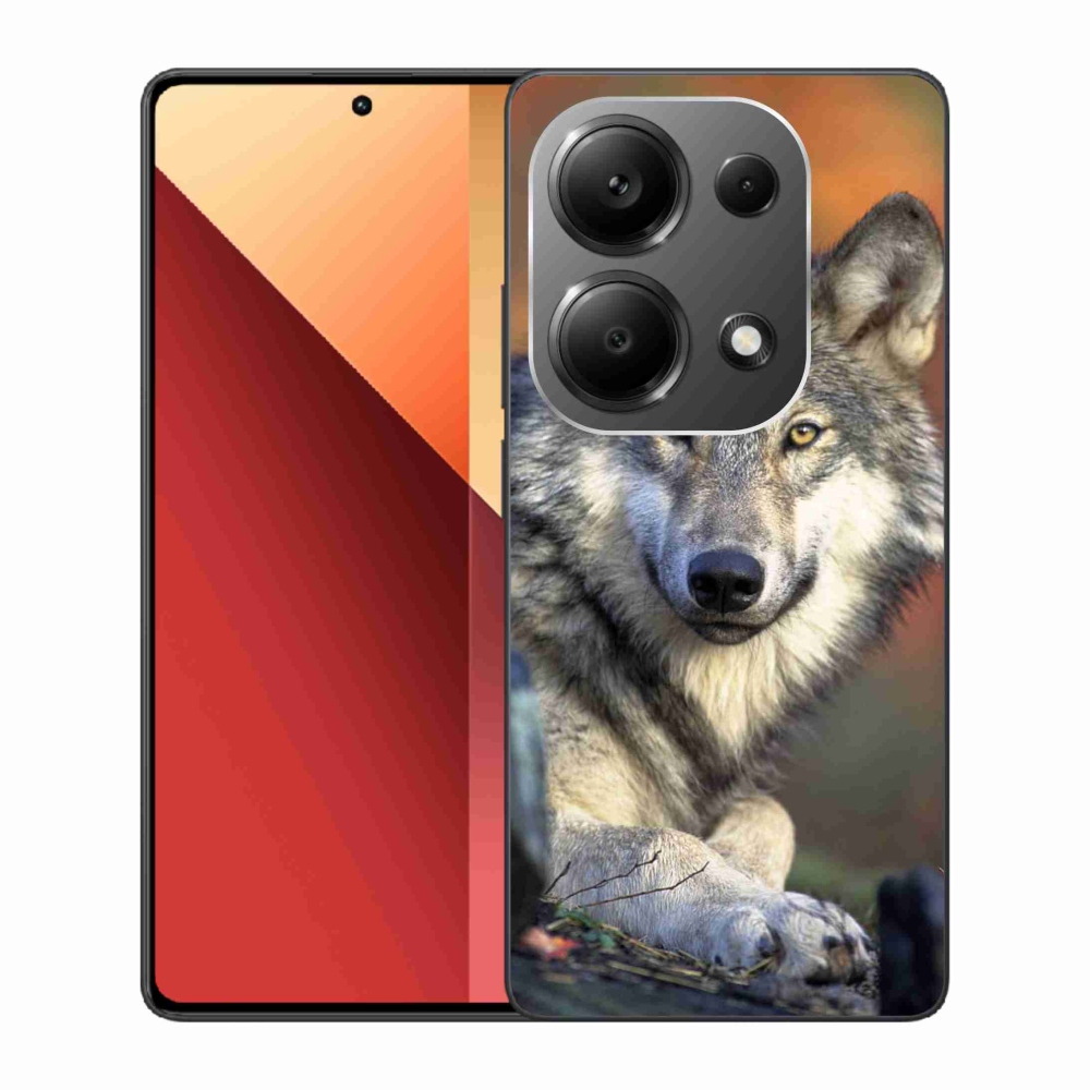 Gélový obal mmCase na Xiaomi Redmi Note 13 Pro 4G/Poco M6 Pro - vlk