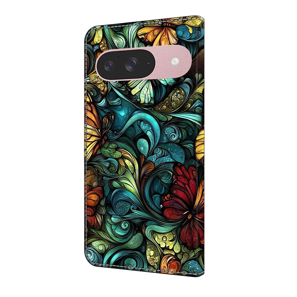 Smooth knižkové puzdro na Google Pixel 10 Pro/Pixel 10 - akvarelové rástiny