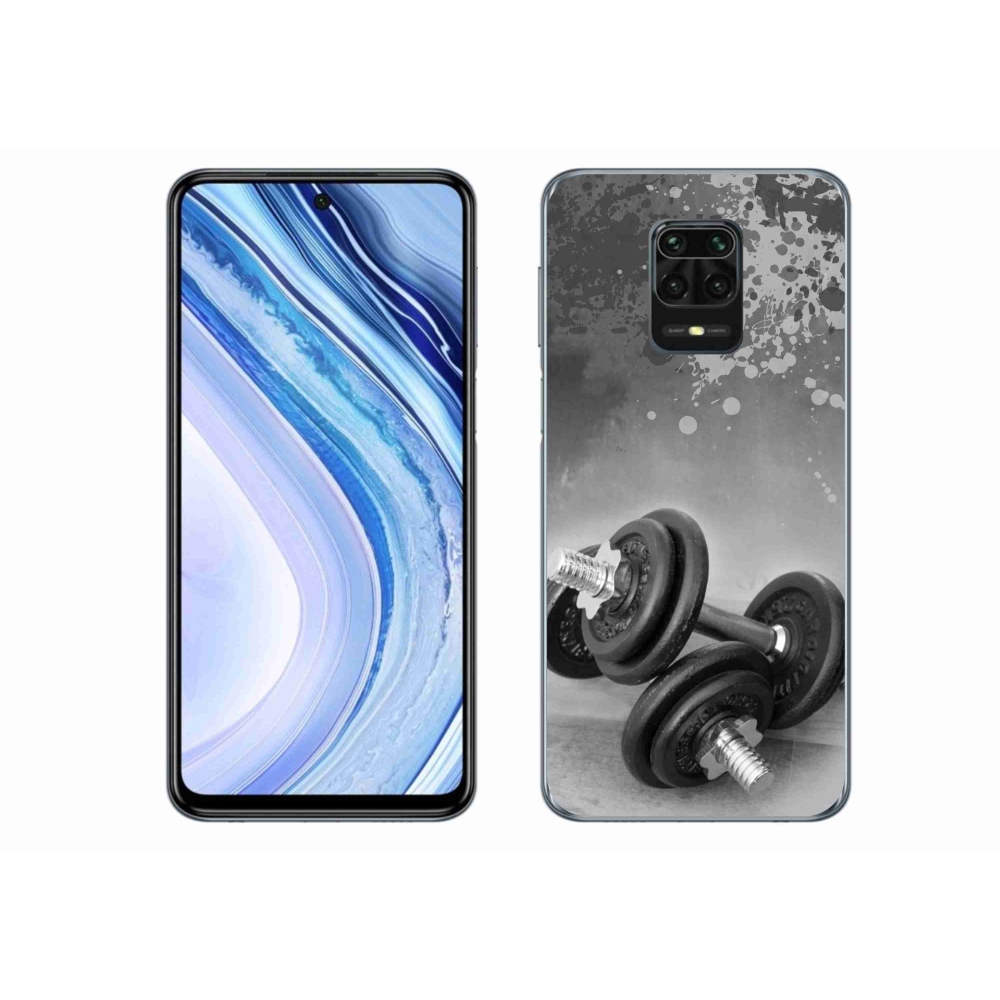 Gélový kryt mmCase na Xiaomi Redmi Note 9S - činky 1