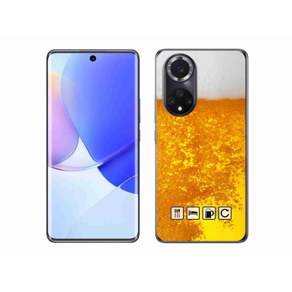 Gélový kryt mmCase na Honor 50 - pivný motív 3