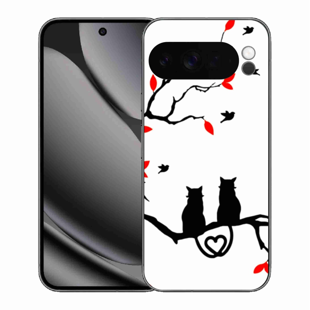 Gélový kryt mmCase na Google Pixel 10 Pro XL - mačacia láska