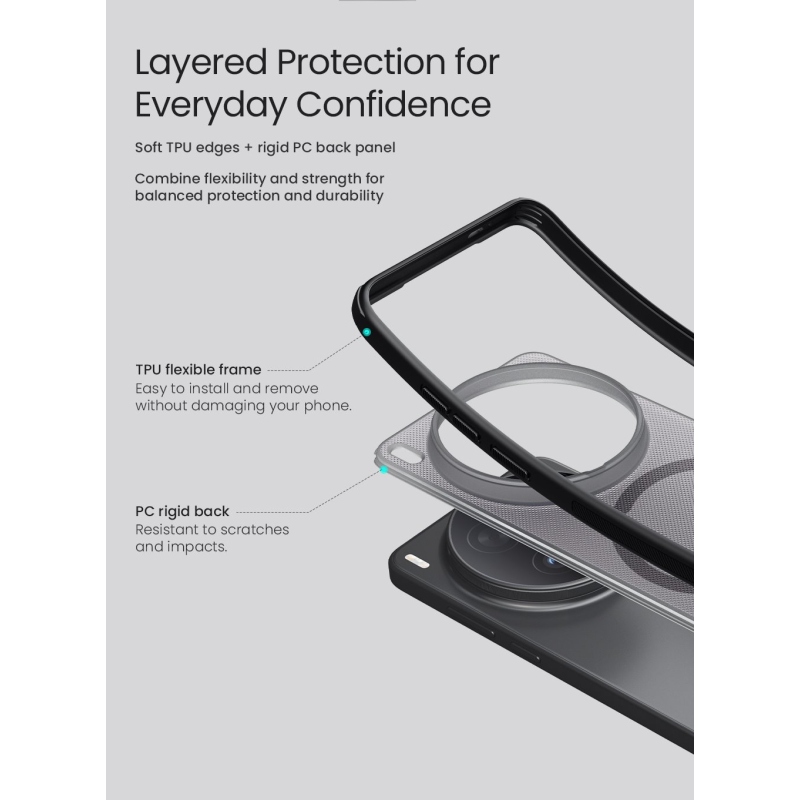 Nillkin Super Frosted PRO Magnetic zadný kryt pre Vivo X300 Ultra Black