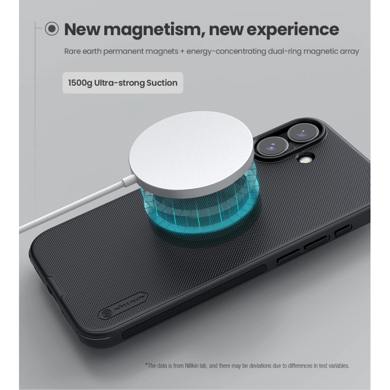 Nillkin Super Frosted PRE Magnetic Zadný Kryt pre Apple iPhone 16 Black