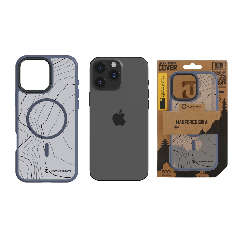 Taktický kryt MagForce Hyperstealth Sika pre iPhone 16 Pro Max Deep Blue