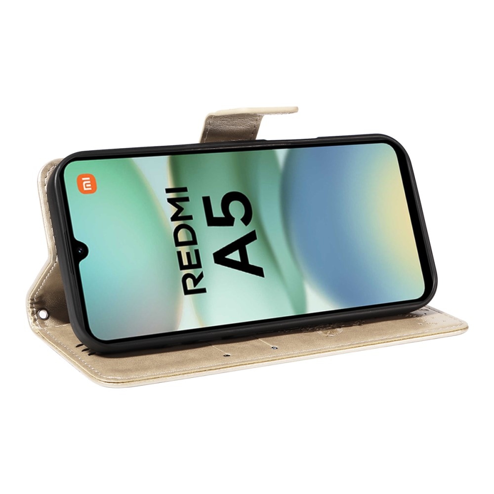 Trees knižkové púzdro na Xiaomi Redmi A5 (171.7x77.8x8.3mm) - zlaté