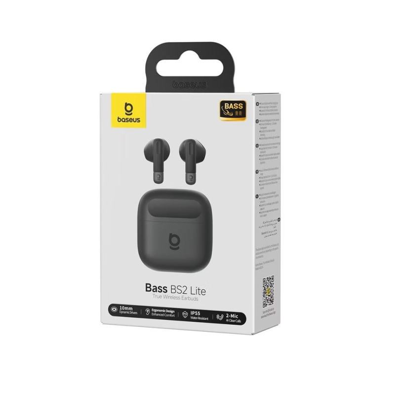 Bezdrôtové slúchadlá Baseus Bass BS2 Lite Cosmic Black