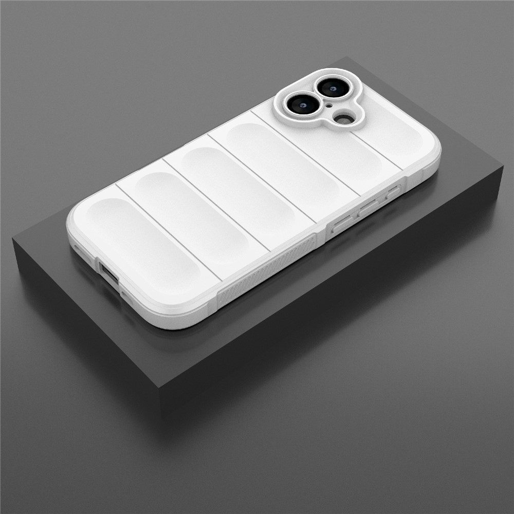 Rugg odolný gélový obal na iPhone 17 - biely