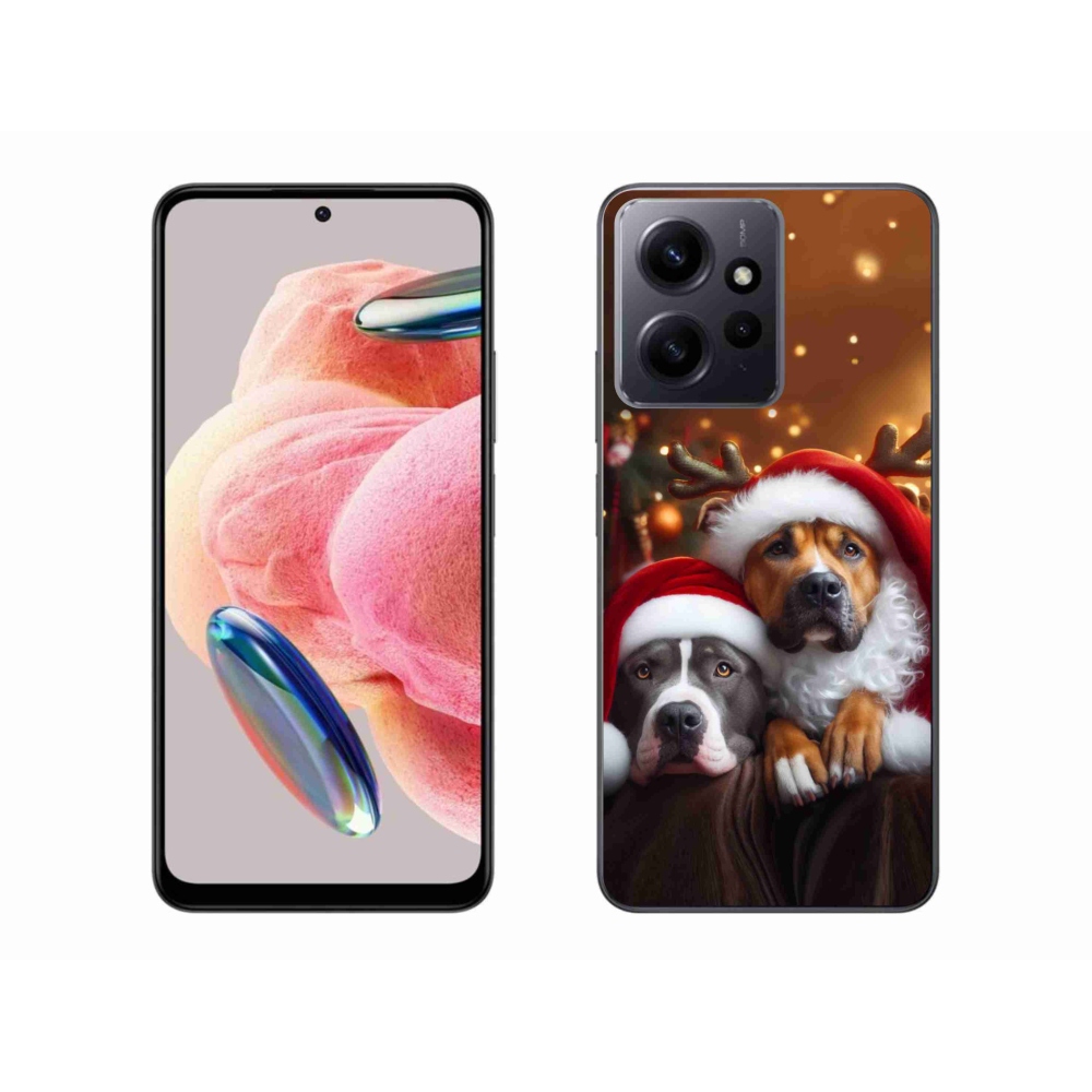 Gélový kryt mmCase na Xiaomi Redmi Note 12 4G - vianočné psy