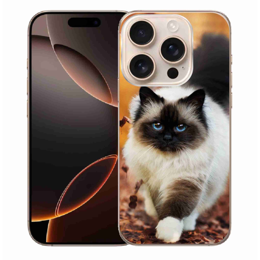 Gélový obal mmCase na iPhone 16 Pro Max - mačka