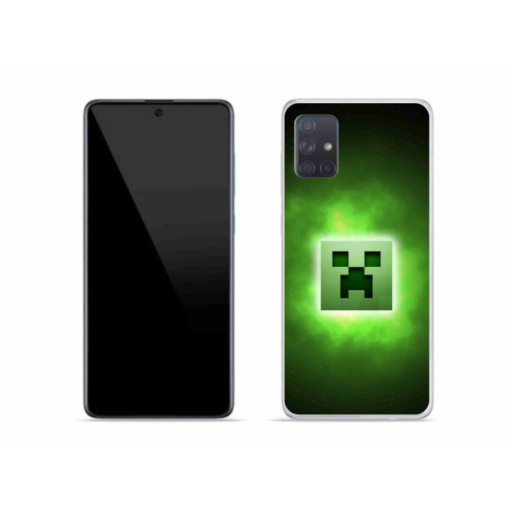 Gélový kryt mmCase na Samsung Galaxy A51 - minecraft