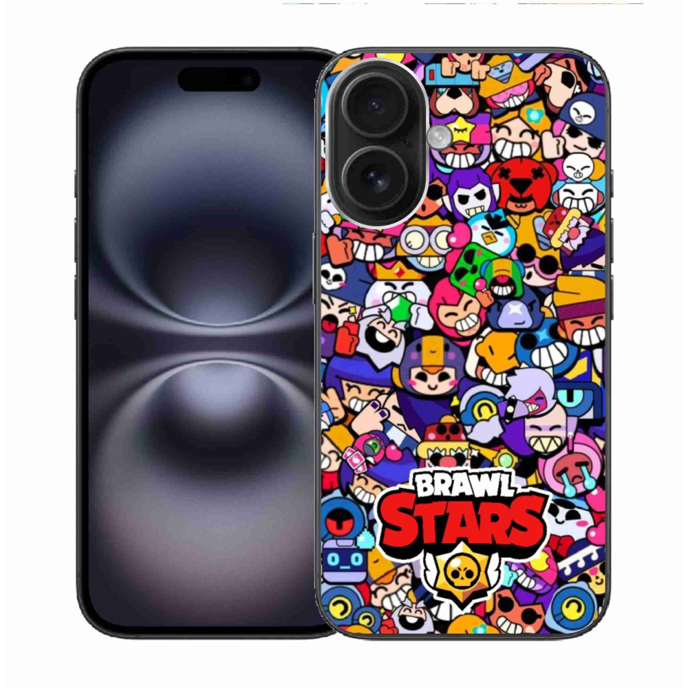 Gélový kryt mmCase na iPhone 16 - brawl stars 2