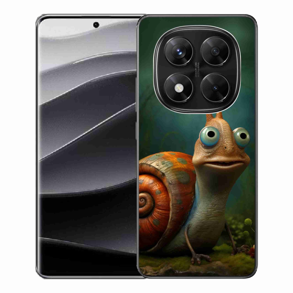Gélový kryt mmCase na Xiaomi Redmi Note 14 Pro 5G/Poco X7 5G - šnek