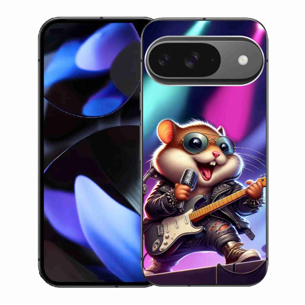 Gélový kryt mmCase na Google Pixel 9/9 Pro - škrečok rocker