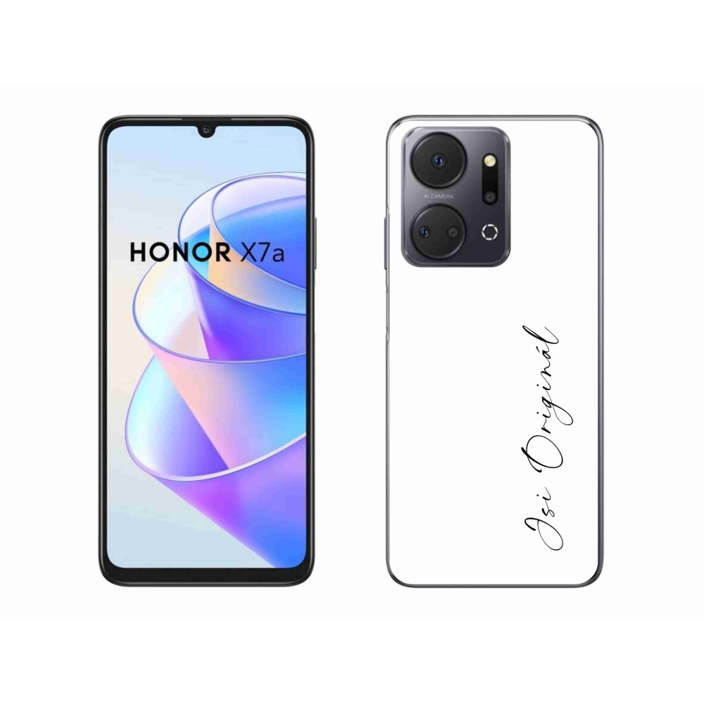 Gélový kryt mmCase na Honor X7a - si originál biele pozadie