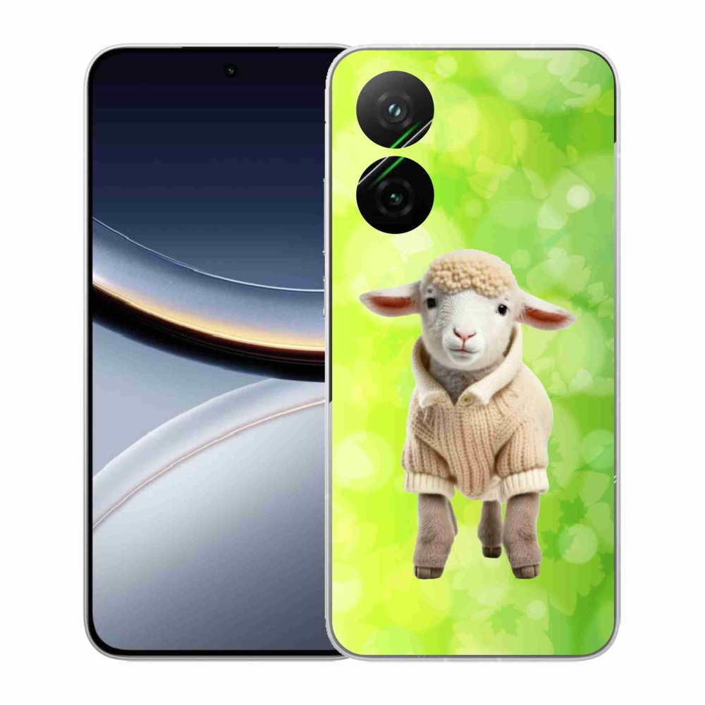 Gélový kryt mmCase na Xiaomi Poco F7 5G - jahňa vo svetri